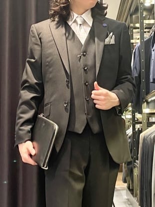 Tightさんの「TAKEO KIKUCHI｜【Made in JAPAN】矢絣（やがすり）スーツ／スリーピース対応」を使ったコーディネート