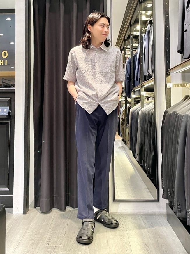 Tightさんの「TAKEO KIKUCHI｜アンティーク調レザー 2つ折り長財布」を使ったコーディネート