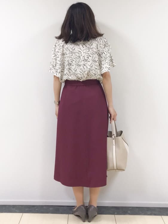 yukinaさんの「COUP DE CHANCE｜【2WAY】フェイクスエードコンビ ワンハンドルバッグ」を使ったコーディネート