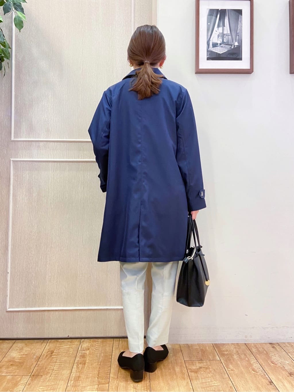 なみさんの「SHOO･LA･RUE｜【洗える/SS-3L】すっきりキレイにかっこよく 大人のテーパードパンツ」を使ったコーディネート