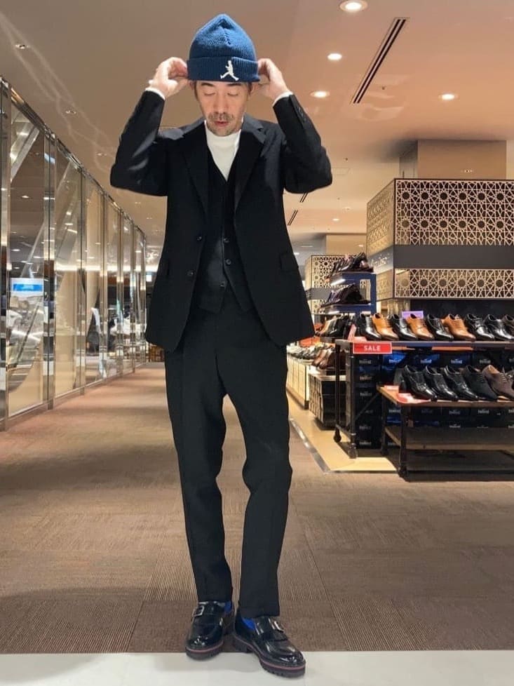 KDDさんの「TAKEO KIKUCHI｜ラスタウォーカーニットCAP」を使ったコーディネート