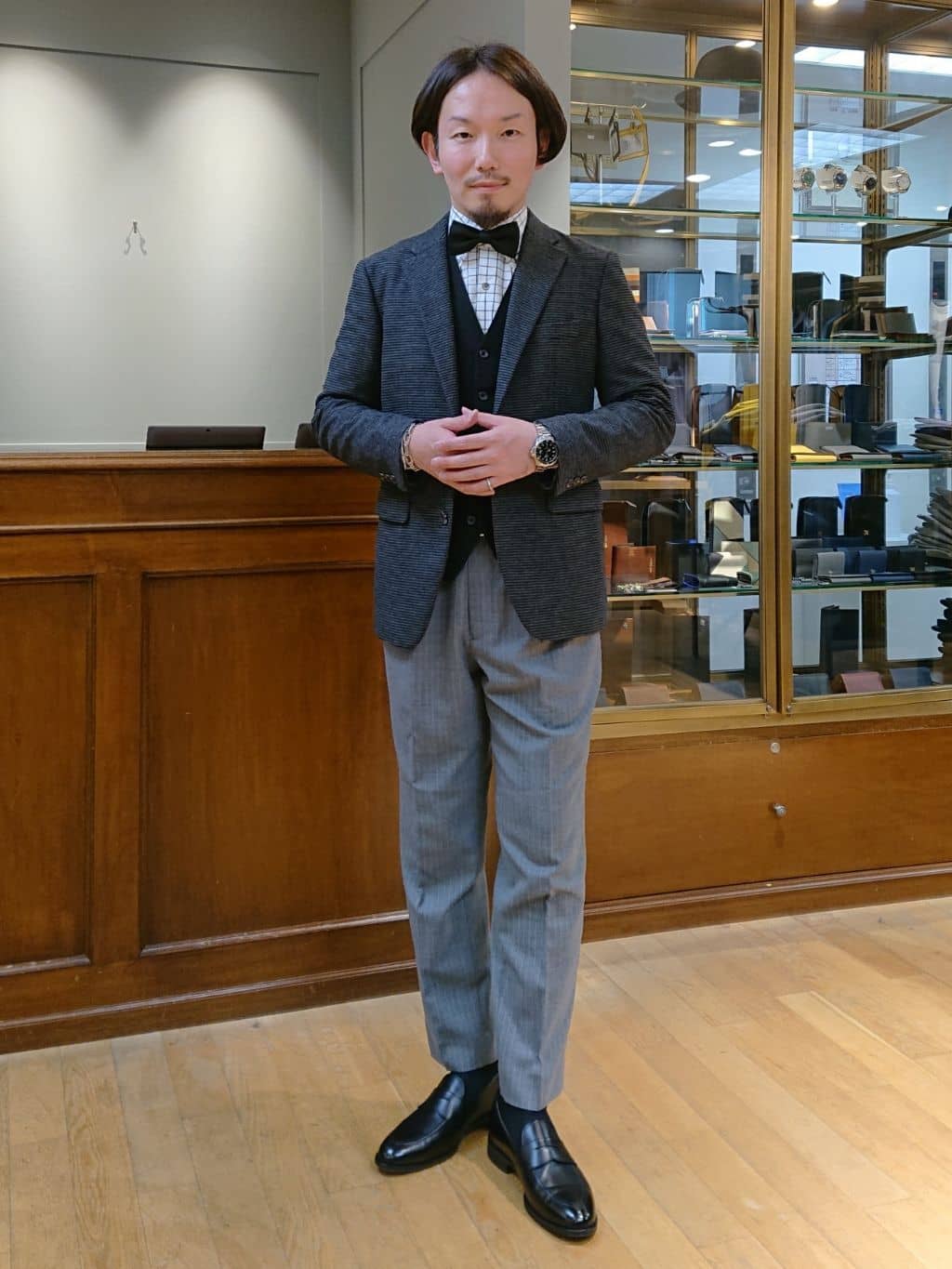 SHINTAROさんの「TAKEO KIKUCHI｜コインローファー」を使ったコーディネート