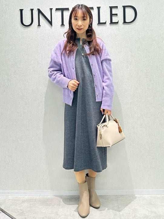 Miwaさんの「UNTITLED｜【日本製／2WAY衿】スタンドカラー ロングコート」を使ったコーディネート
