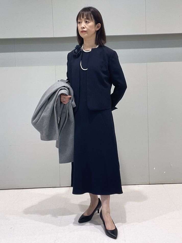 makiさんの「UNTITLED｜【追加6/日本製】2連フェイクパールネックレス」を使ったコーディネート