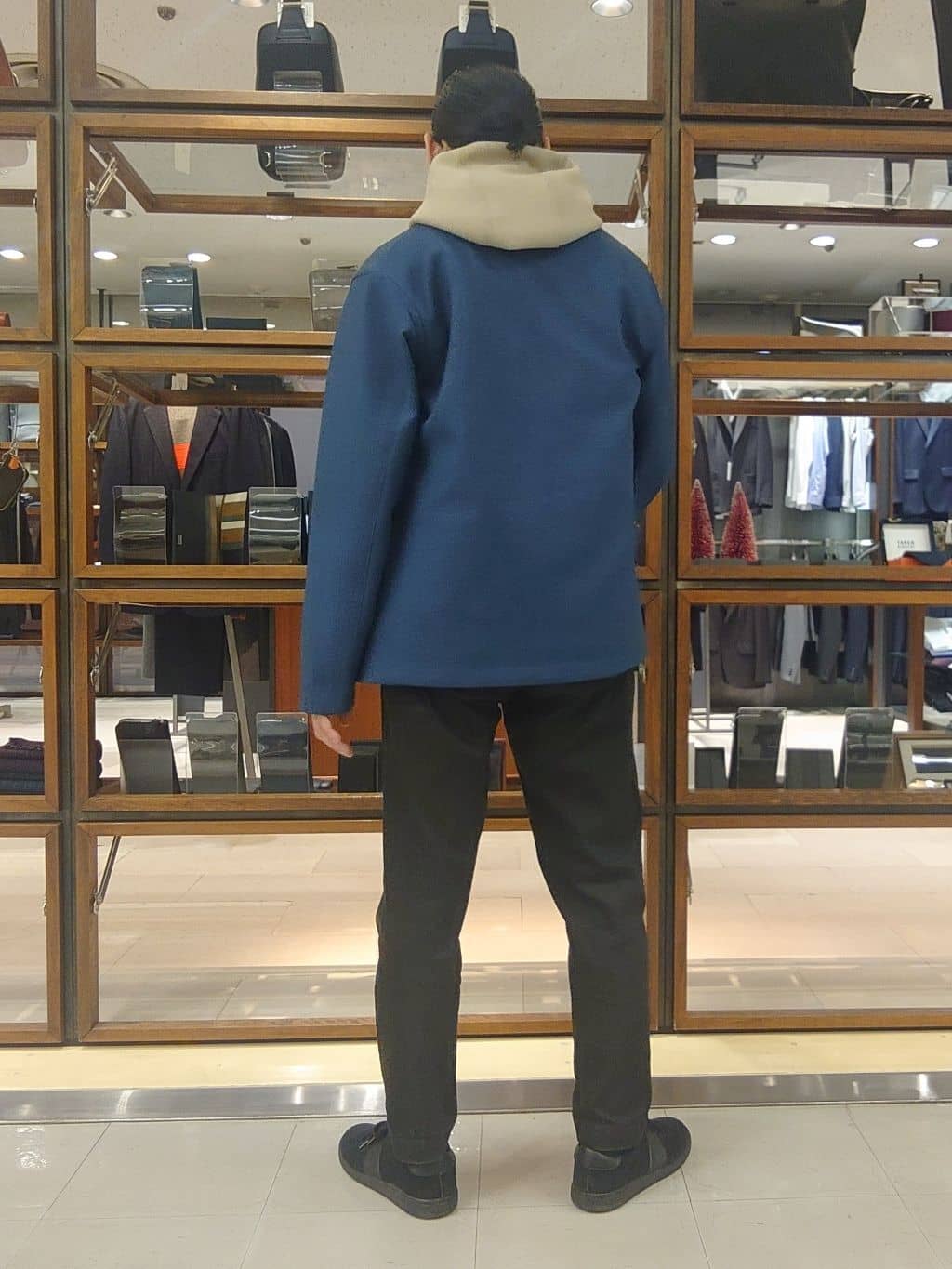 かしげるさんの「TAKEO KIKUCHI｜【DOWN FABRIC】ダウンファブリック スタンドカラーブルゾン」を使ったコーディネート