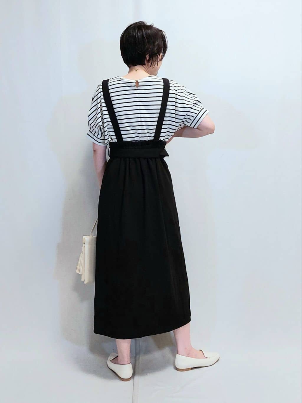 aidaさんの「grove｜メタルパーツローファーパンプス【晴雨兼用】」を使ったコーディネート