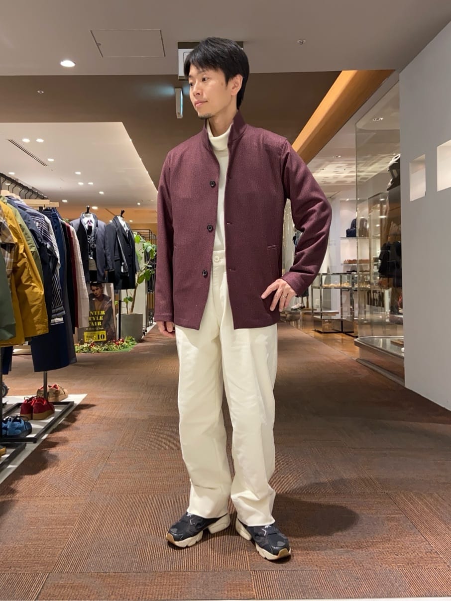 わいずみさんの「TAKEO KIKUCHI｜【DOWN FABRIC】ダウンファブリック スタンドカラーブルゾン」を使ったコーディネート