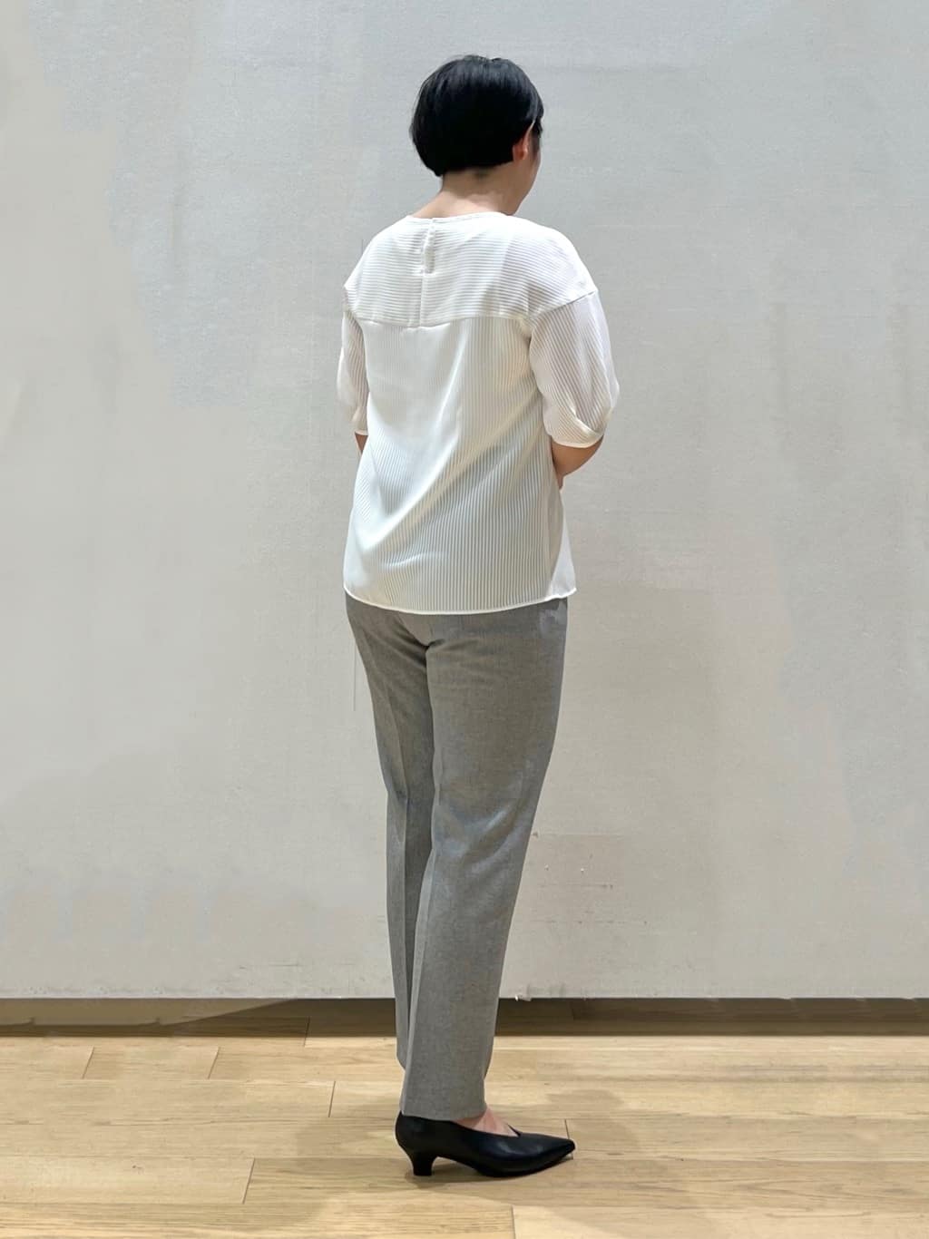 shimaさんの「INDIVI｜【洗える/通勤/UVケア/日本製】ストレッチテーラードジャケット」を使ったコーディネート