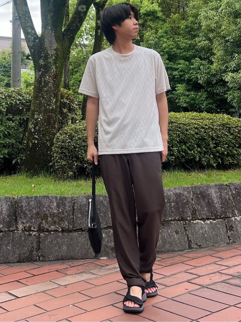 SHI-MAさんの「THE SHOP TK｜サフィアーノミニサコッシュ」を使ったコーディネート