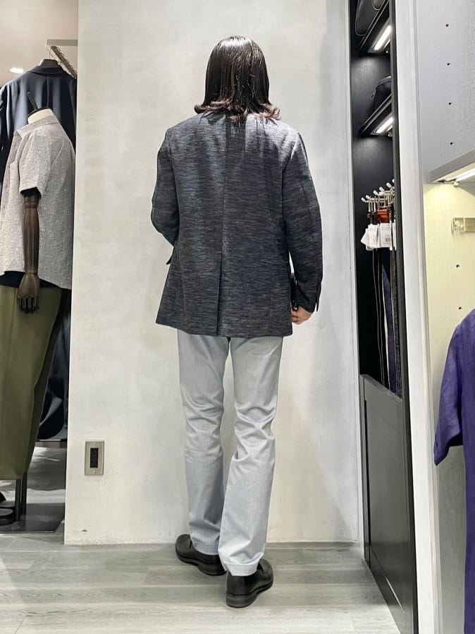 Tightさんの「TAKEO KIKUCHI｜【尾州織】リネンブレンド メッシュ ジャケット」を使ったコーディネート