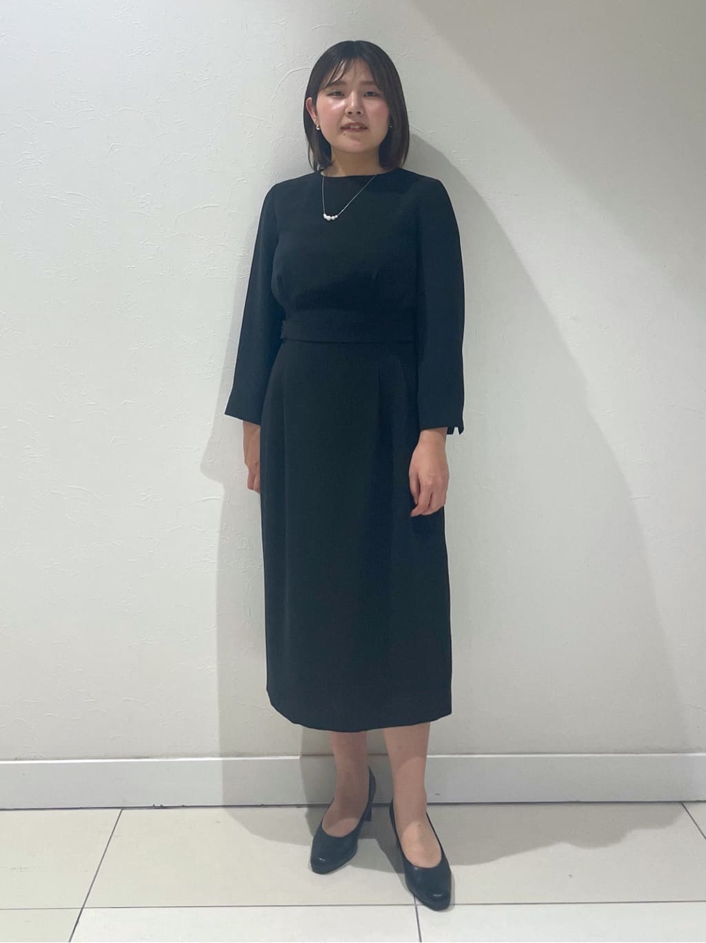 YUUKIさんの「INDIVI｜【セレモニーにおすすめ！】パール調トップネックレス」を使ったコーディネート