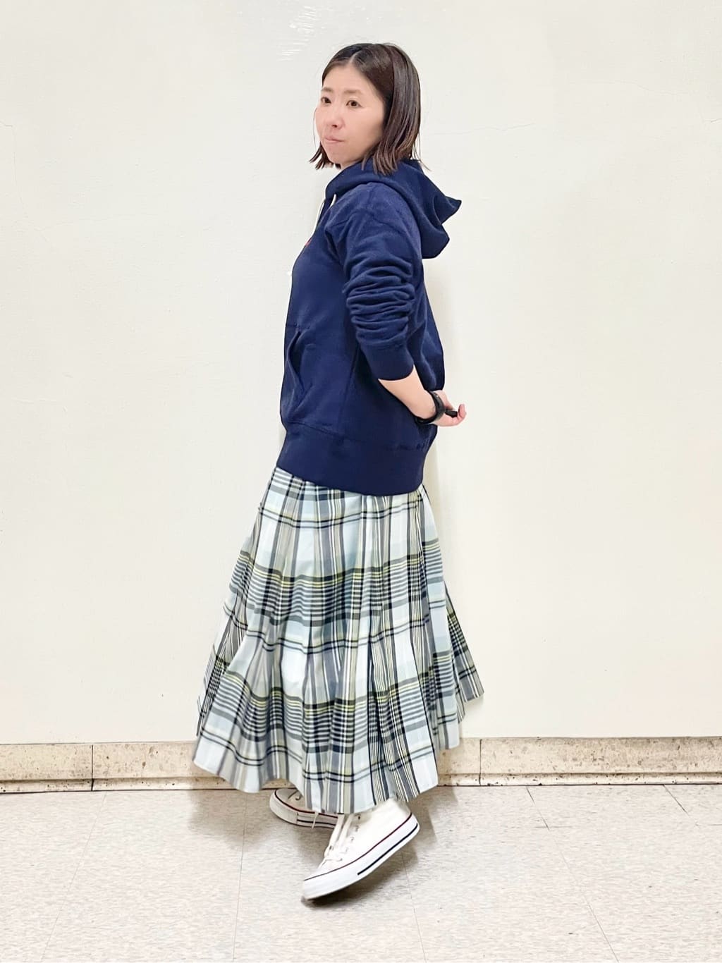 Akiさんの「Dessin｜【CONVERSE/コンバース】ハイカット」を使ったコーディネート