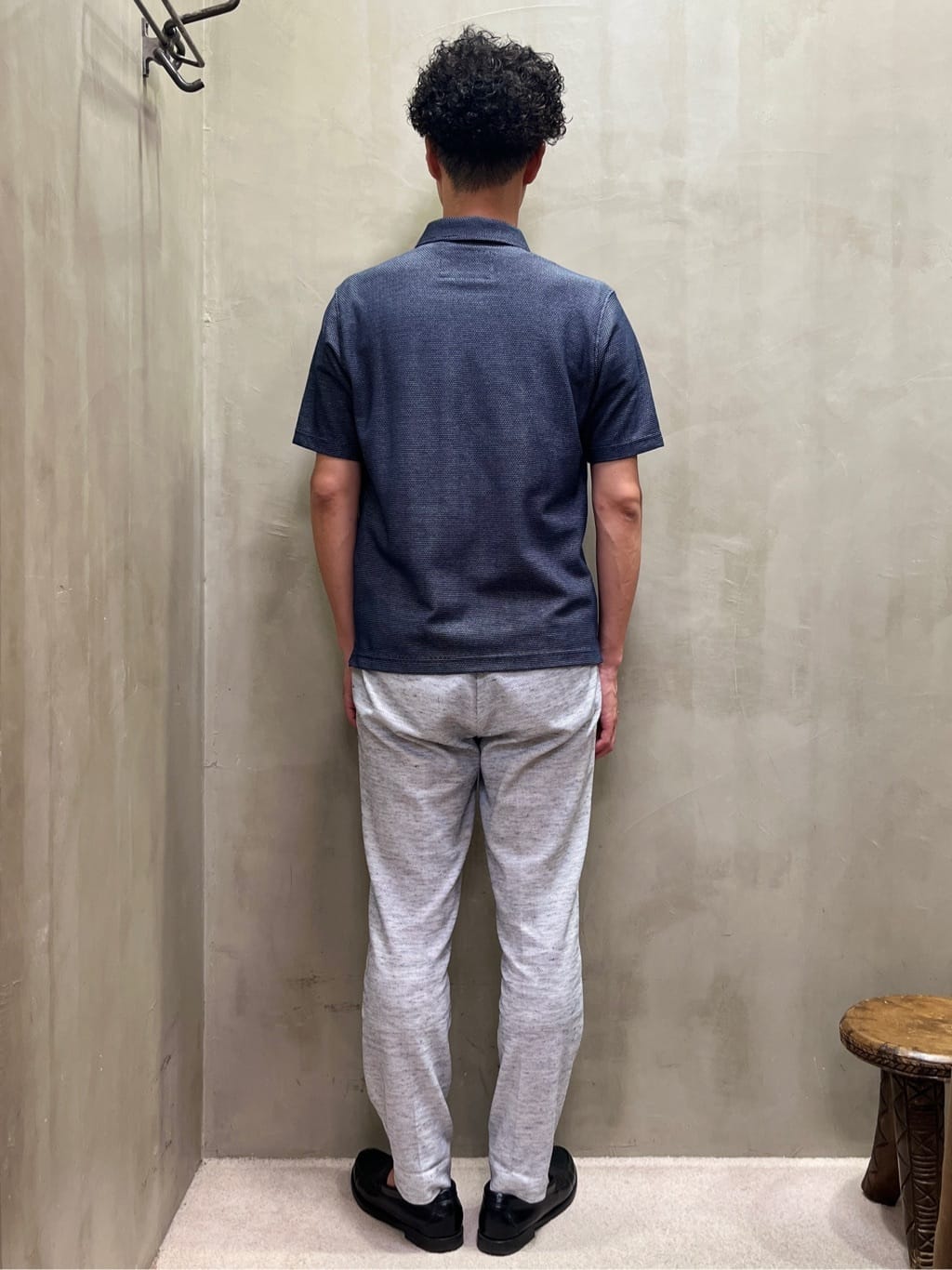 mutoさんの「TAKEO KIKUCHI｜【抗菌防臭／9色5サイズ展開】ハニカムメランジ ポロシャツ」を使ったコーディネート