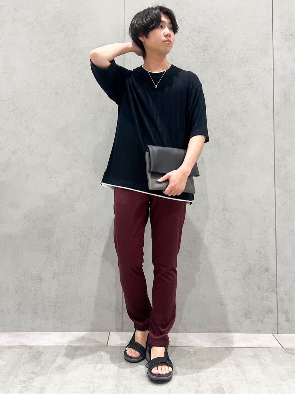 SHI-MAさんの「THE SHOP TK｜2WAYクラッチバッグ【冠婚葬祭/ビジネス/セレモニー/パーティー】」を使ったコーディネート