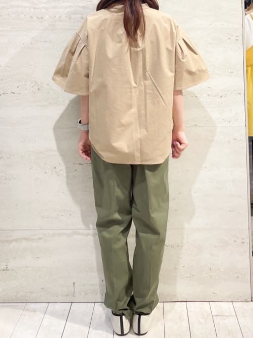 かほさんの「OPAQUE.CLIP｜オーガニックコットン混 ベイカーパンツ」を使ったコーディネート