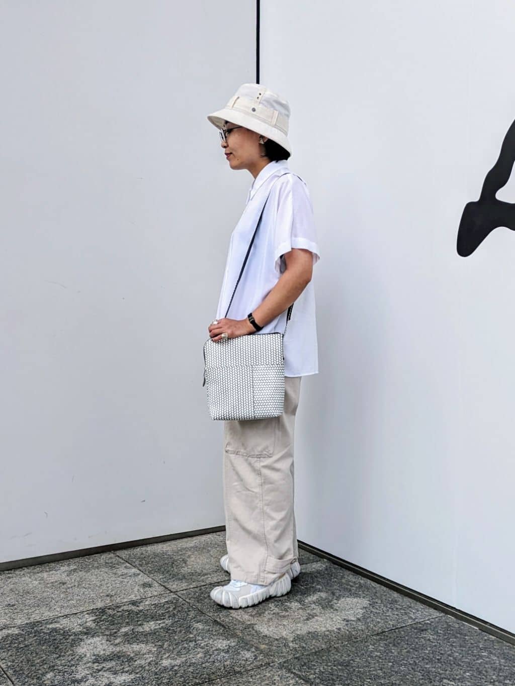 MTさんの「HIROKO HAYASHI｜OTTICA（オッティカ）ショルダーバッグ」を使ったコーディネート