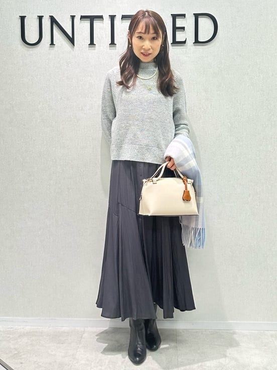 Miwaさんの「UNTITLED｜【日本製／2WAY衿】スタンドカラー ロングコート」を使ったコーディネート