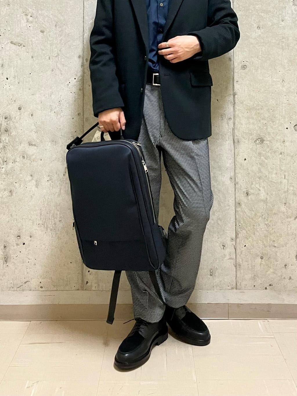 すずきさんの「TAKEO KIKUCHI｜【抗菌防臭】クロスウィーブ ジャケット」を使ったコーディネート