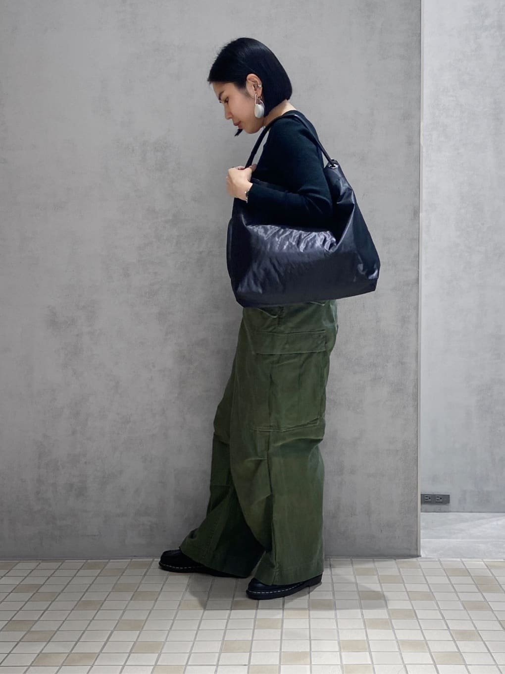 Uさんの「HIROKO HAYASHI｜ENORME（エノルメ）ショルダーバッグ」を使ったコーディネート