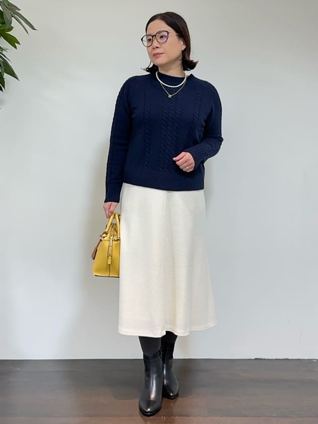 Asamiさんの「UNTITLED｜【日本製／2WAY衿】スタンドカラー ロングコート」を使ったコーディネート