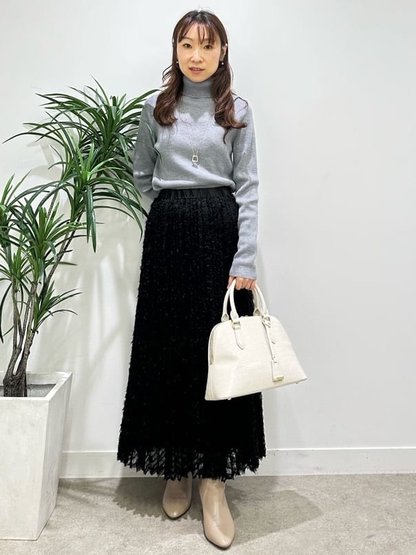 Miwaさんの「UNTITLED｜【日本製／2WAY衿】スタンドカラー ロングコート」を使ったコーディネート