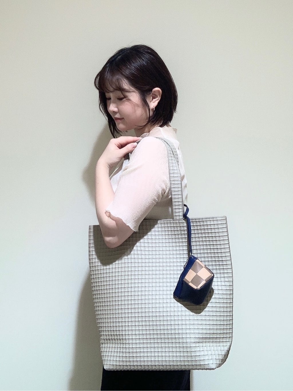 mさんの「HIROKO HAYASHI｜ZANA(ザーナ)トートバッグL」を使ったコーディネート