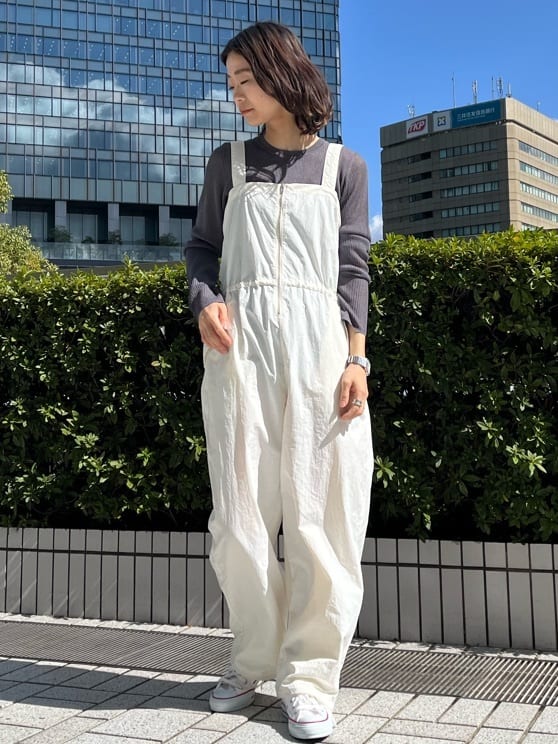 NAMIさんの「OPAQUE.CLIP｜CONVERSE キャンバス オールスター HI」を使ったコーディネート