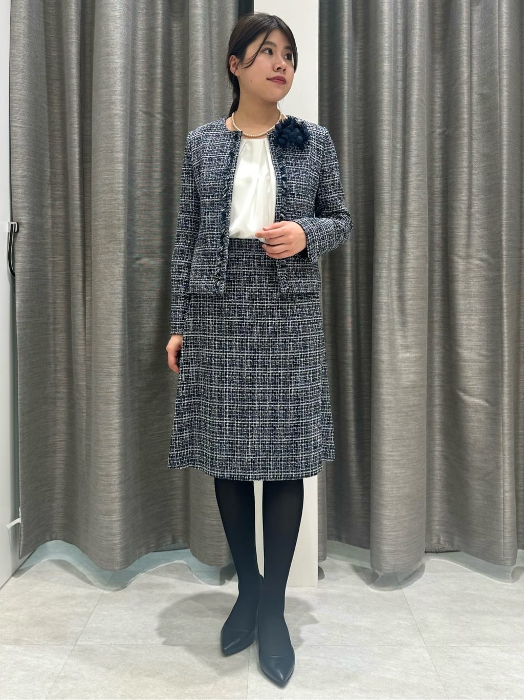 nanaさんの「UNTITLED｜【追加/日本製】ブーケフラワーコサージュ」を使ったコーディネート