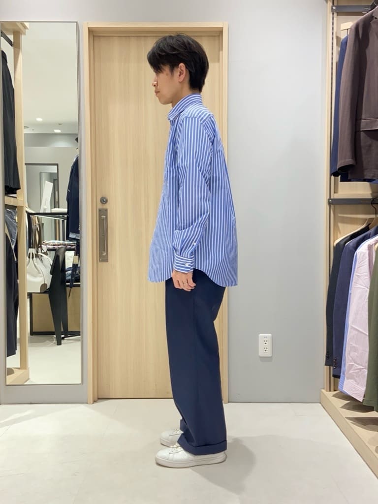 わいずみさんの「TAKEO KIKUCHI｜【抗菌防臭／5サイズ展開】ハイゲージポンチ Tシャツ」を使ったコーディネート