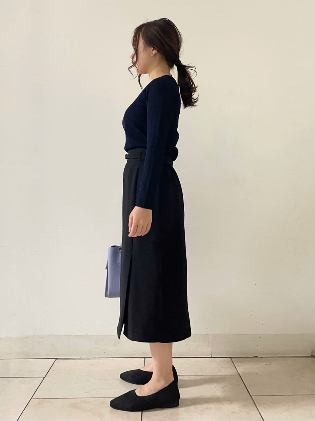 kahoさんの「INDIVI｜【セレモニーにおすすめ！】パール調トップネックレス」を使ったコーディネート