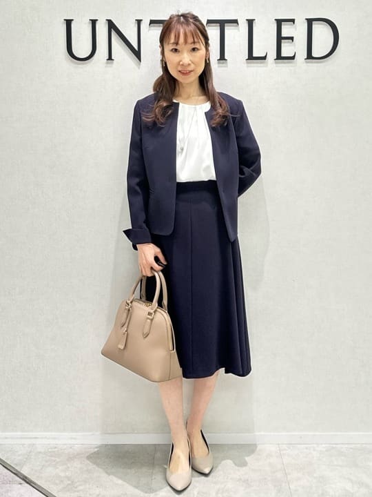 Miwaさんの「UNTITLED｜【日本製／2WAY衿】スタンドカラー ロングコート」を使ったコーディネート