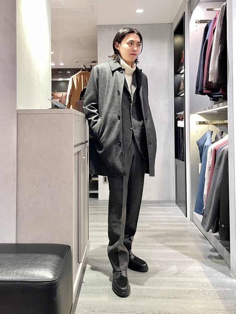 Tightさんの「TAKEO KIKUCHI｜アンティーク調レザー 2つ折り長財布」を使ったコーディネート