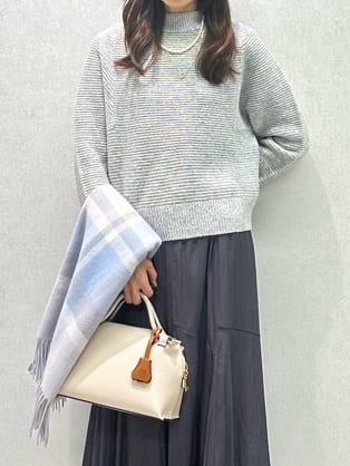 Miwaさんの「UNTITLED｜【日本製／2WAY衿】スタンドカラー ロングコート」を使ったコーディネート