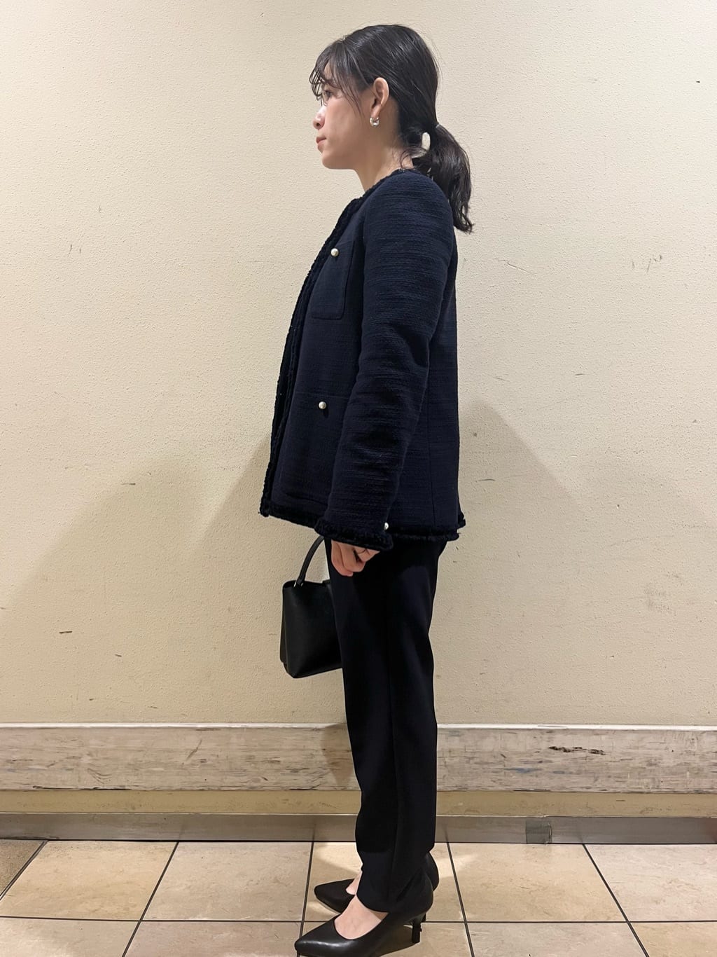 がんさんの「index｜【抗菌防臭加工/7cmヒール】ベーシックパンプス/通勤対応」を使ったコーディネート