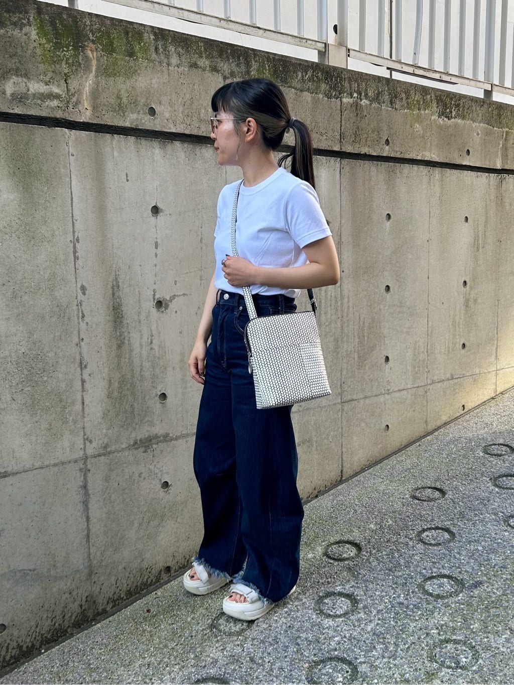 NICHIさんの「HIROKO HAYASHI｜OTTICA（オッティカ）ショルダーバッグ」を使ったコーディネート