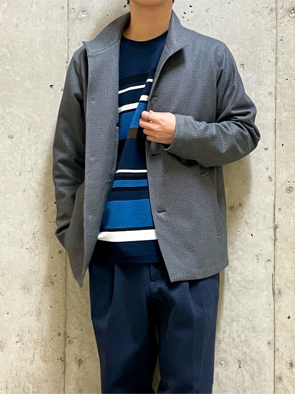 すずきさんの「TAKEO KIKUCHI｜【DOWN FABRIC】ダウンファブリック スタンドカラーブルゾン」を使ったコーディネート