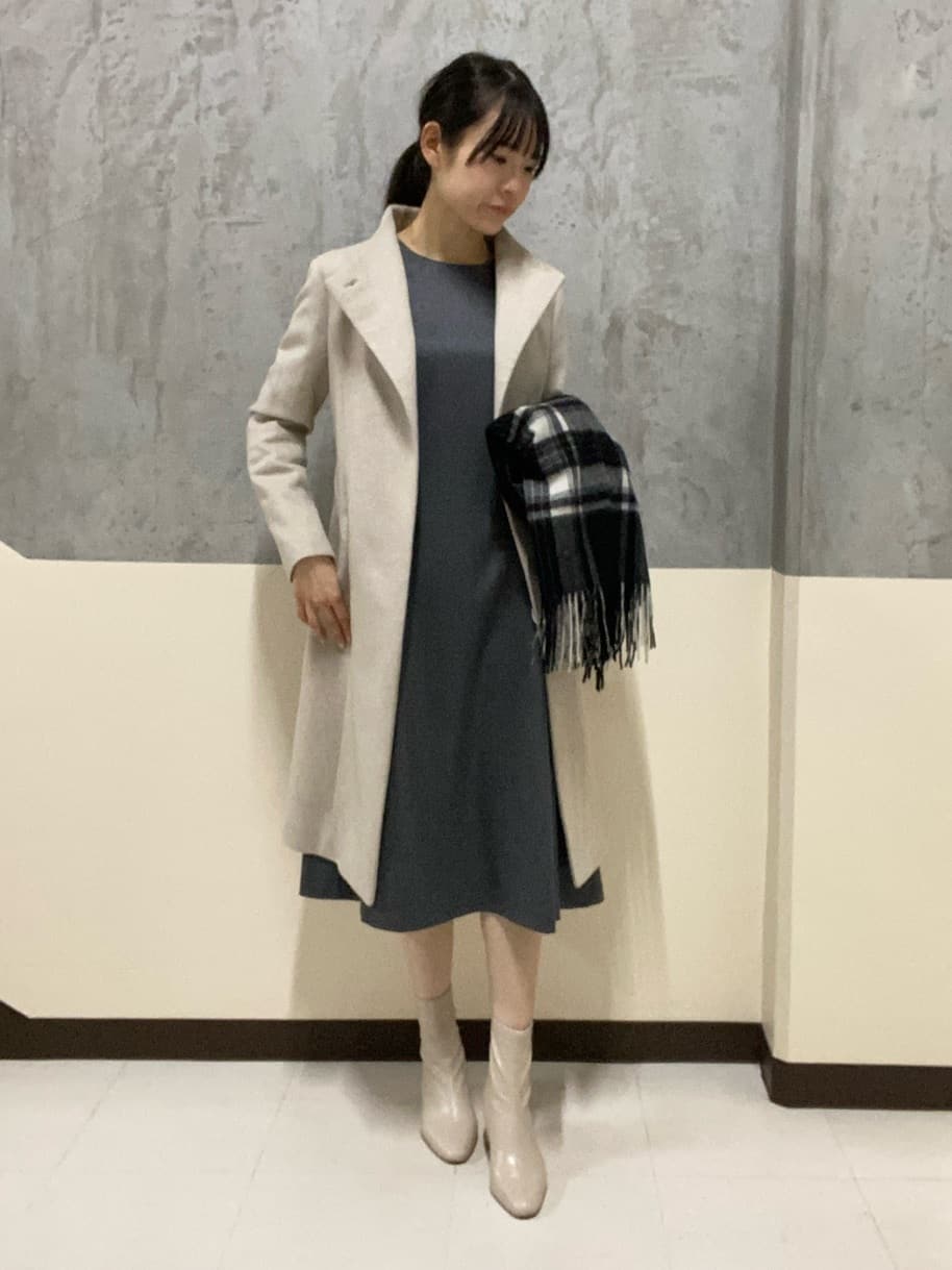 mayuさんの「UNTITLED｜【日本製／2WAY衿】スタンドカラー ロングコート」を使ったコーディネート