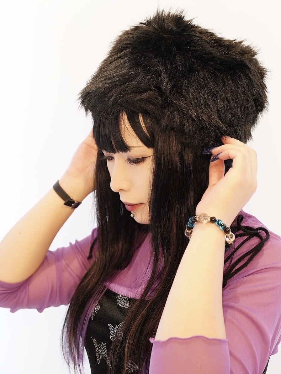 yukachiさんの「ESPERANZA｜ロングシャギーコサック帽」を使ったコーディネート