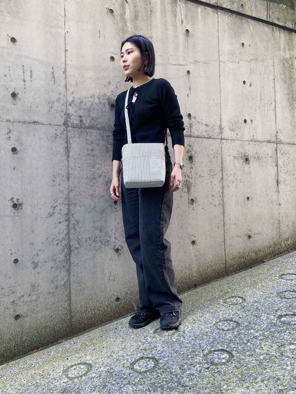 Uさんの「HIROKO HAYASHI｜OTTICA（オッティカ）ショルダーバッグ」を使ったコーディネート