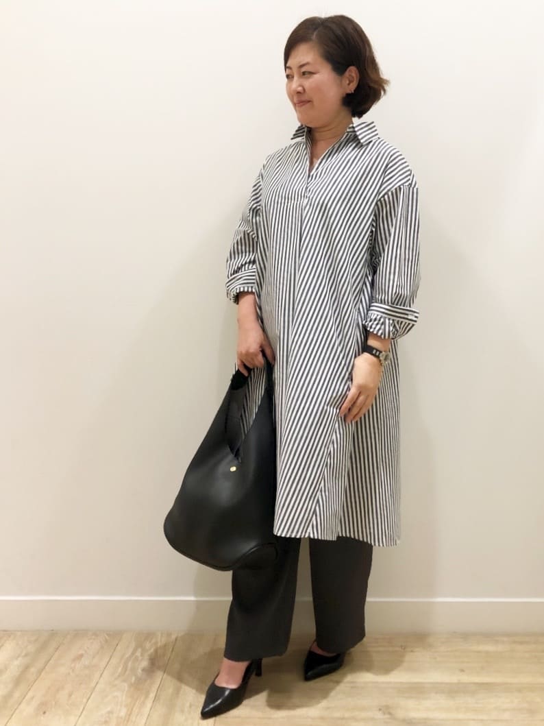 O.Kさんの「index｜【抗菌防臭加工/7cmヒール】ベーシックパンプス/通勤対応」を使ったコーディネート