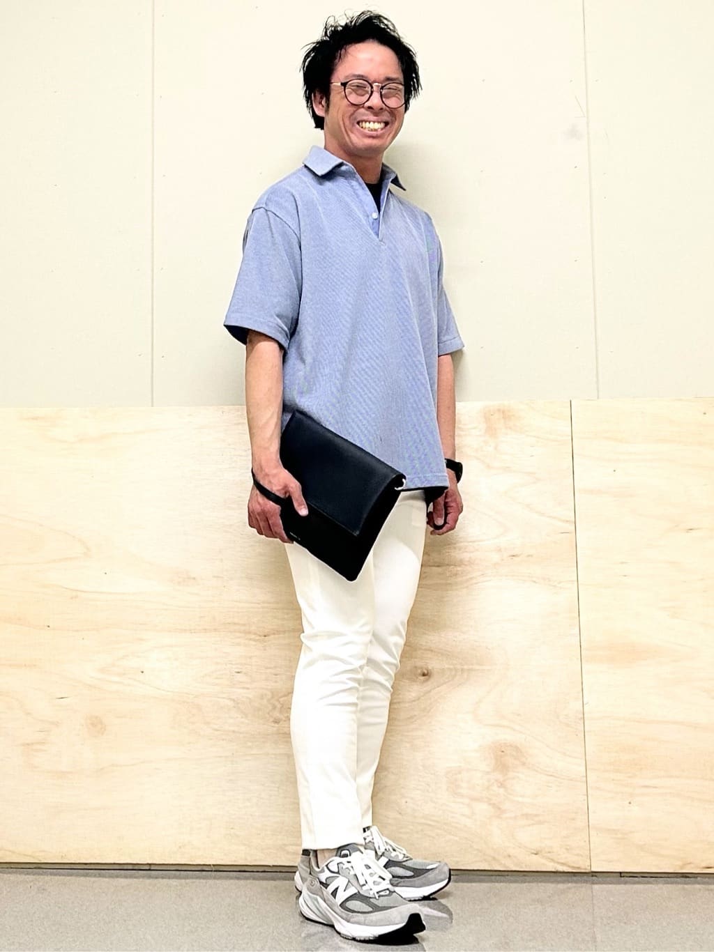 KENJI Iさんの「THE SHOP TK｜2WAYクラッチバッグ【冠婚葬祭/ビジネス/セレモニー/パーティー】」を使ったコーディネート