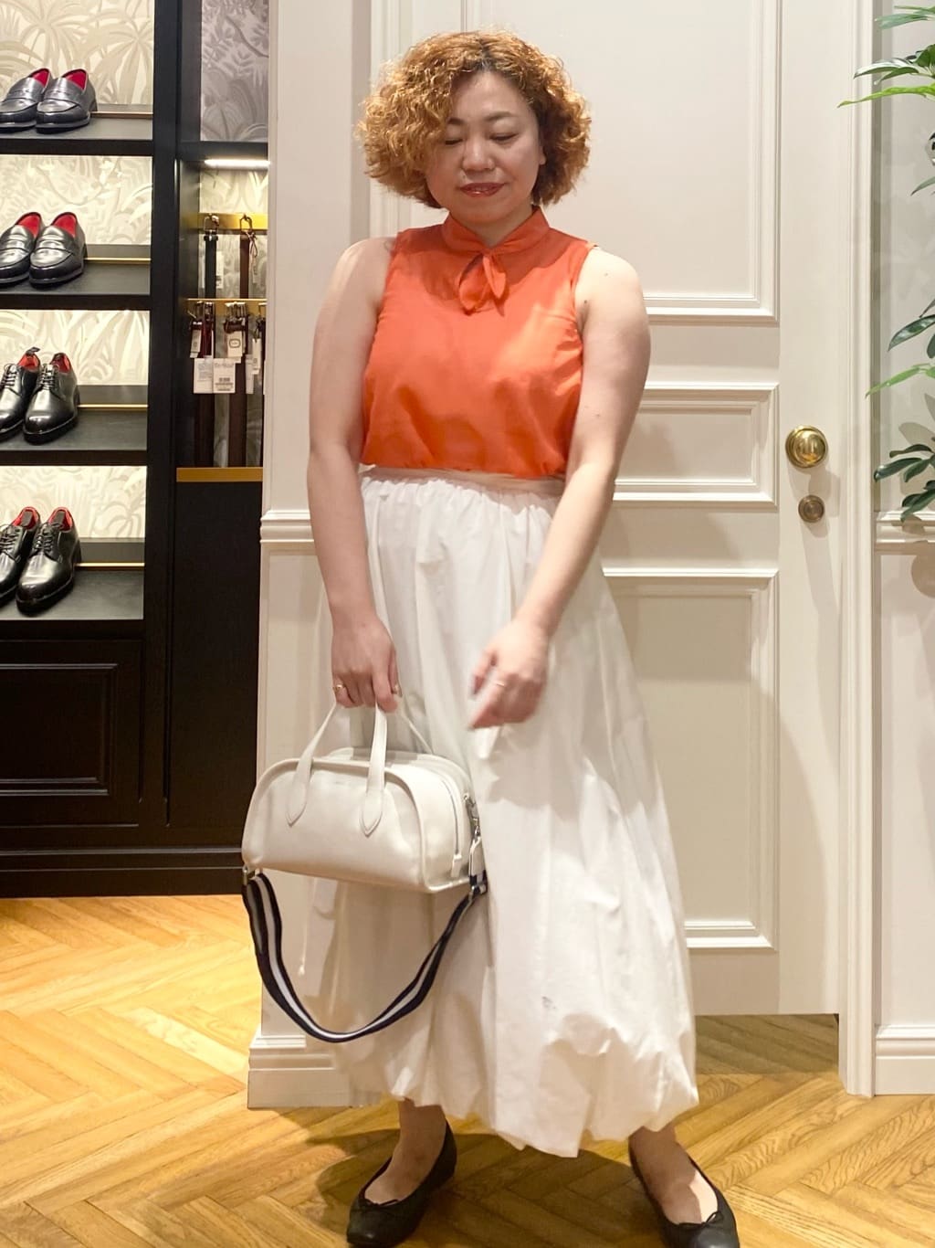 Ayano.Kさんの「DRESSTERIOR｜◆ソフトレザーバレエシューズ」を使ったコーディネート