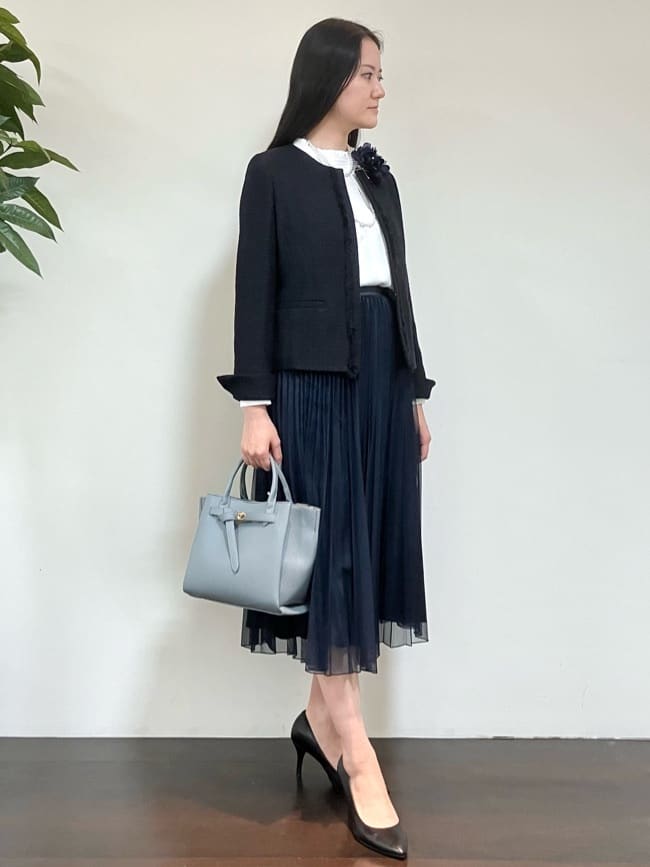 カレンさんの「UNTITLED｜【追加6/日本製】2連フェイクパールネックレス」を使ったコーディネート