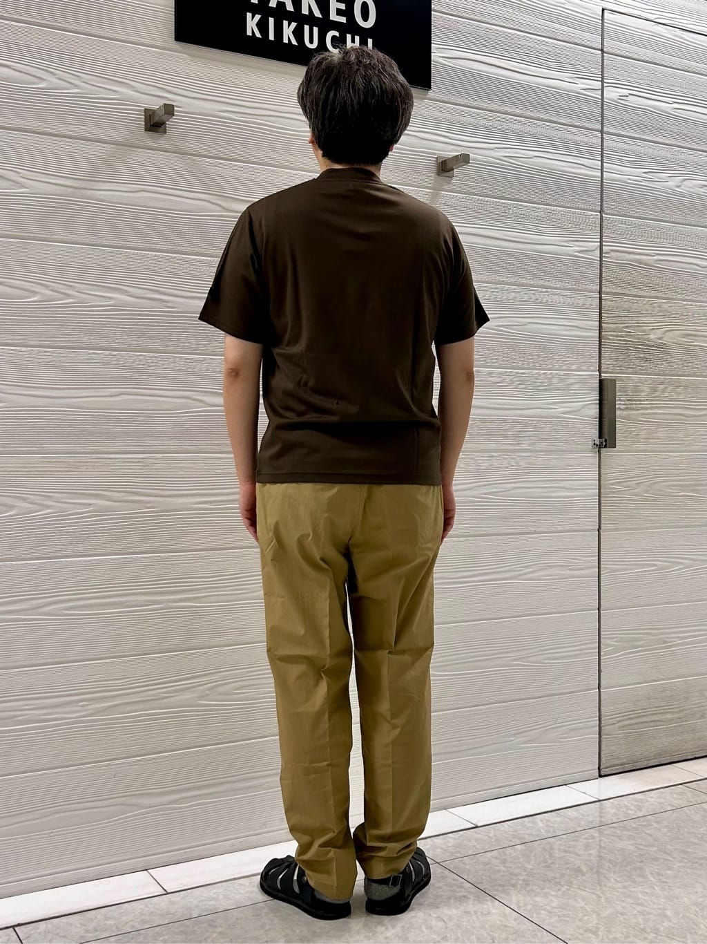 すーさんの「TAKEO KIKUCHI｜【尾州織】リネンブレンド メッシュ ジャケット」を使ったコーディネート
