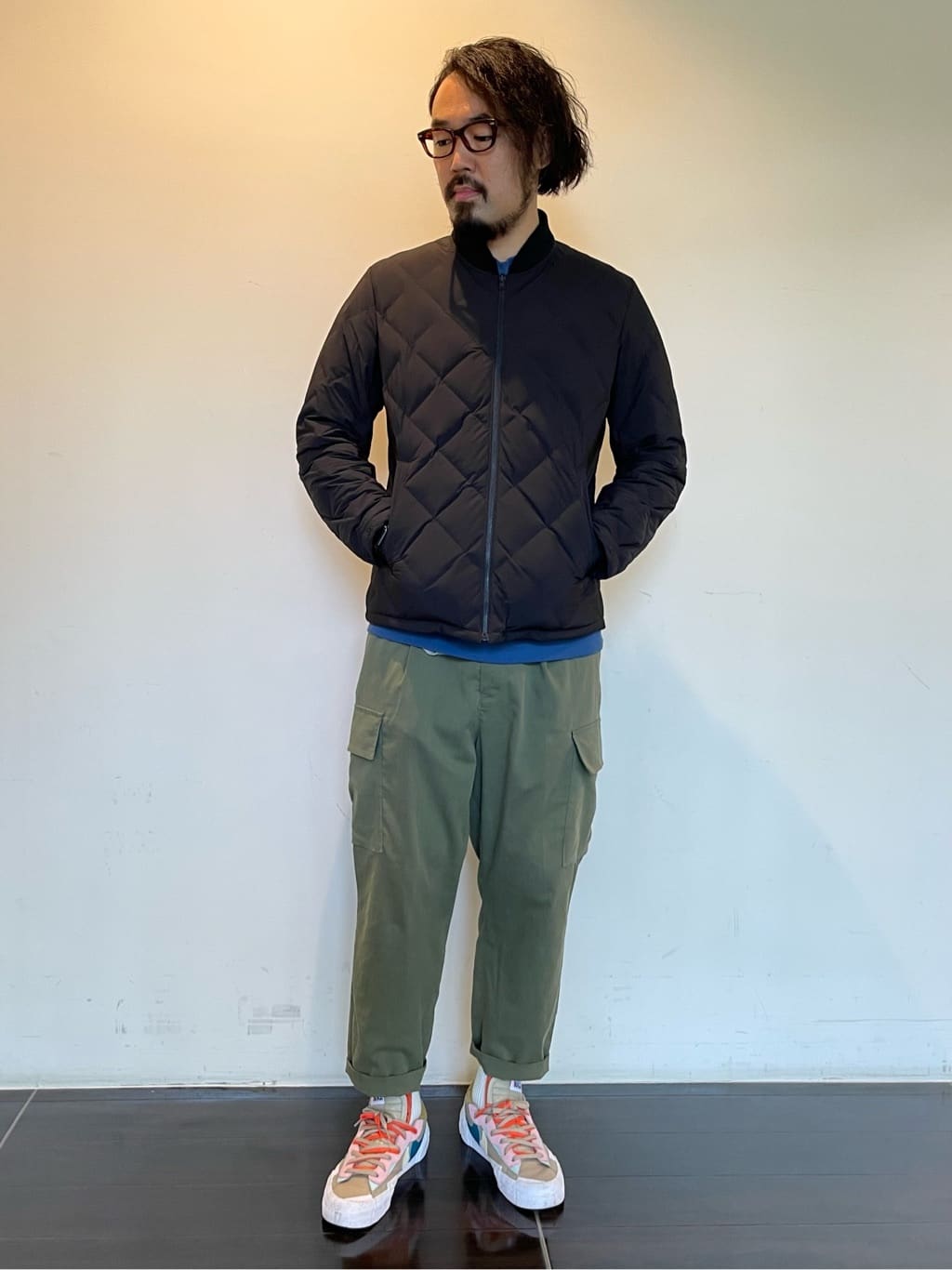 Uさんの「TAKEO KIKUCHI｜【3WAY／撥水】ドビーメモリー ダウンライナーブルゾン」を使ったコーディネート