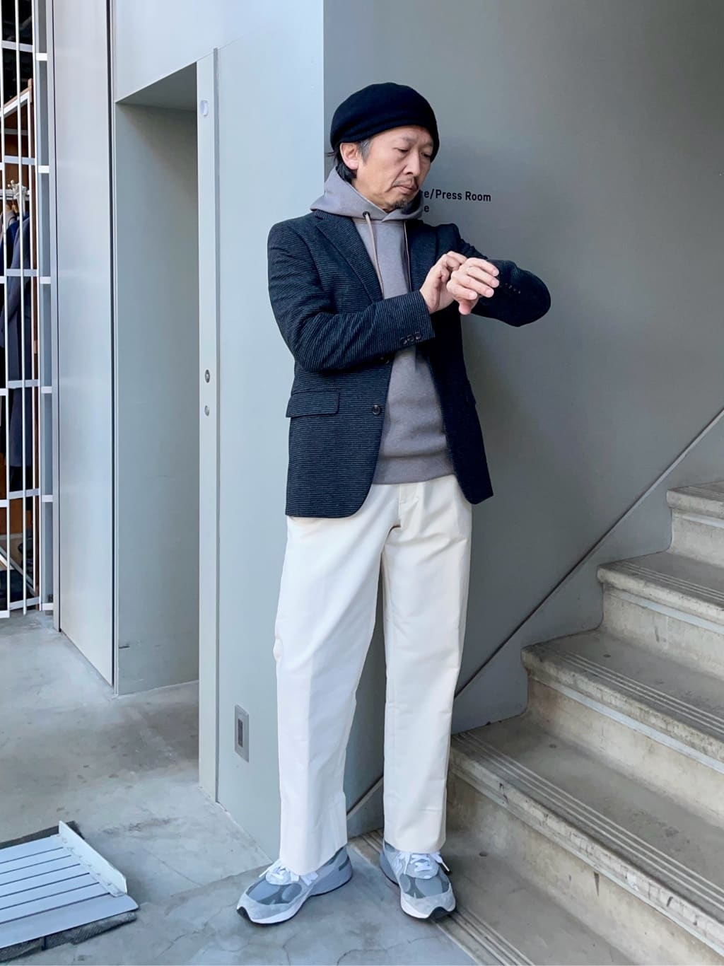 デザイナーTAKEman さんの「TAKEO KIKUCHI｜フルベジタンニンレザー バックパック」を使ったコーディネート
