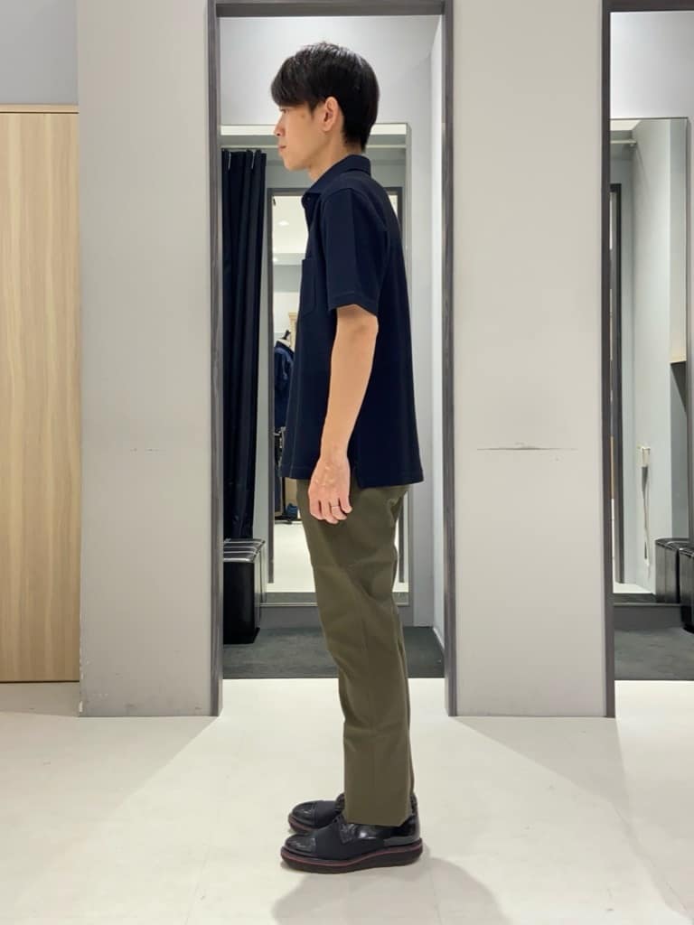 わいずみさんの「TAKEO KIKUCHI｜【抗菌防臭／9色5サイズ展開】ハニカムメランジ ポロシャツ」を使ったコーディネート