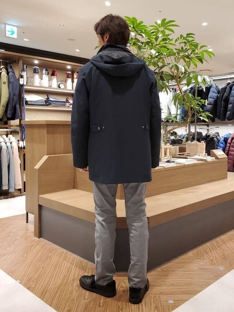 ishidaさんの「TAKEO KIKUCHI｜【DOWN FABRIC】ダウンファブリック スタンドカラーブルゾン」を使ったコーディネート