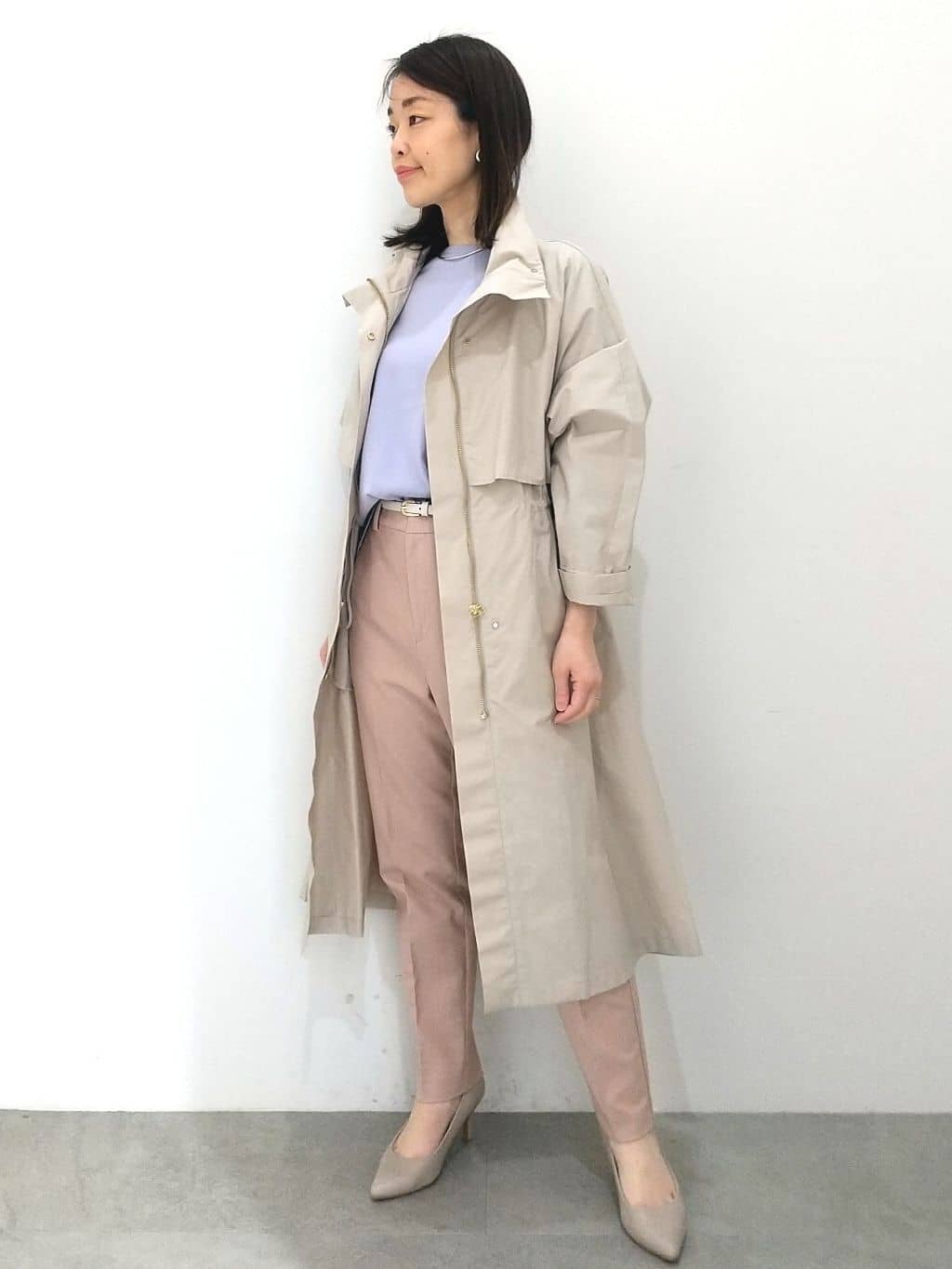 Matsuさんの「OPAQUE.CLIP｜【抗菌防臭加工/7cmヒール】ベーシックパンプス/通勤対応」を使ったコーディネート
