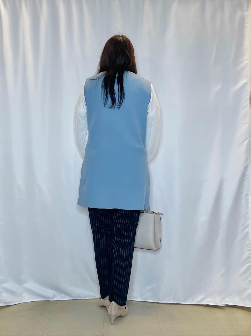 Ayaさんの「SHOO･LA･RUE｜【洗える/SS-3L】すっきりキレイにかっこよく 大人のテーパードパンツ」を使ったコーディネート